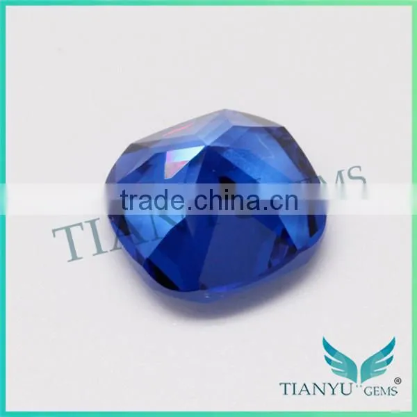 Free Sample Wholesale 12x12mm #112 Synthetic Spinel Blue Gems And Stones photo-6
