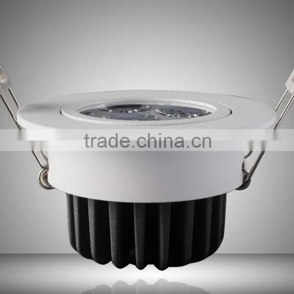 3x1 Led Downlight / White Bedrooms Classic Ceiling Lights / LED Downlight 3w for Bedroom photo-3