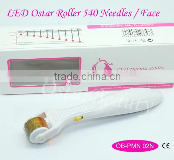 540 Titanium Needles Led Derma Roller Light Skin Roller PMN 02N photo-4