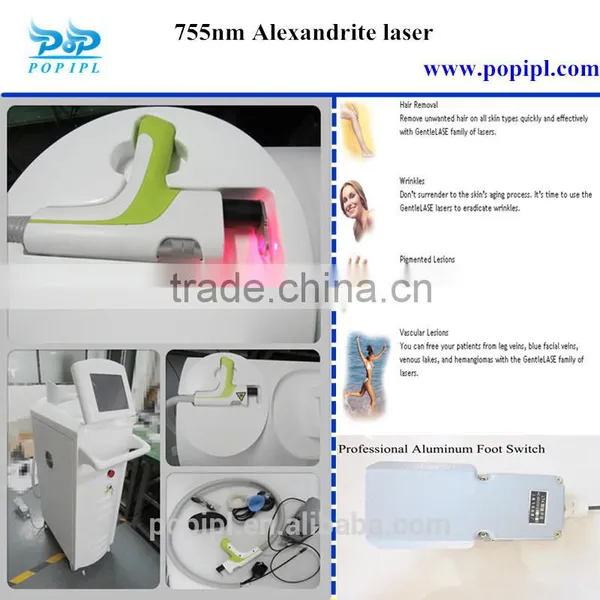 Alexandrite Laser Machine Hair Removal Permanent , Painless Alexandrite Lasers photo-3