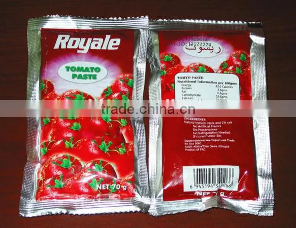 Special Sharp 70g Sachet Tomato Paste,bag in Box for Tomato Paste Tomato Ketchup photo-2