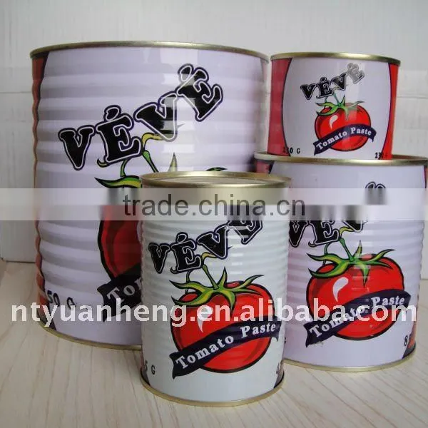 70G-4500G China Hot Sell Price Canned Tomato Paste 28-30%brix Plant photo-3