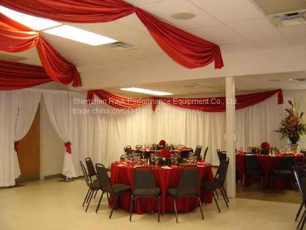 Portable Pipe and Drape Kit for Wedding Backdrop photo-2