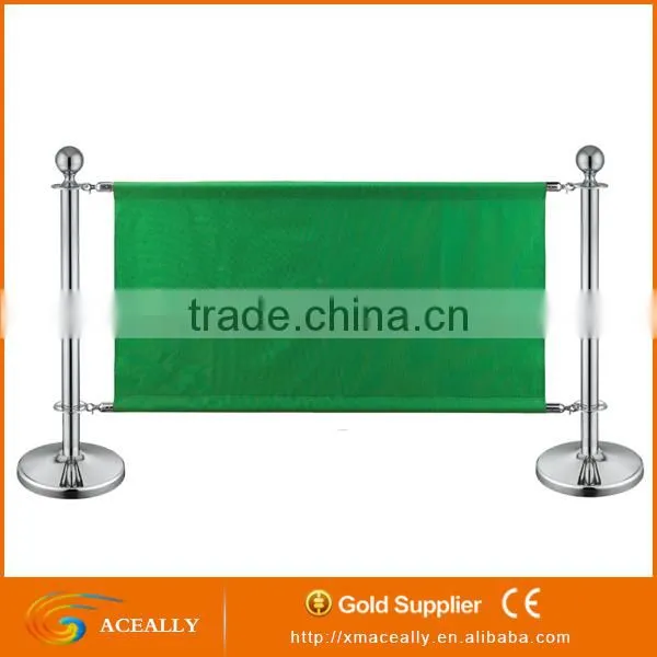ACEALLY Wholesale High Quality Stackable U Shaped Base Queue Line Retractable Belt Barrier photo-2