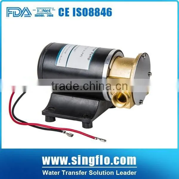 Singflo12v vane pump/types of pump impellers