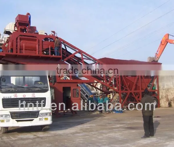 Mobile Concrete Mixing Station / Yhzs25 Concrete Batching Plant