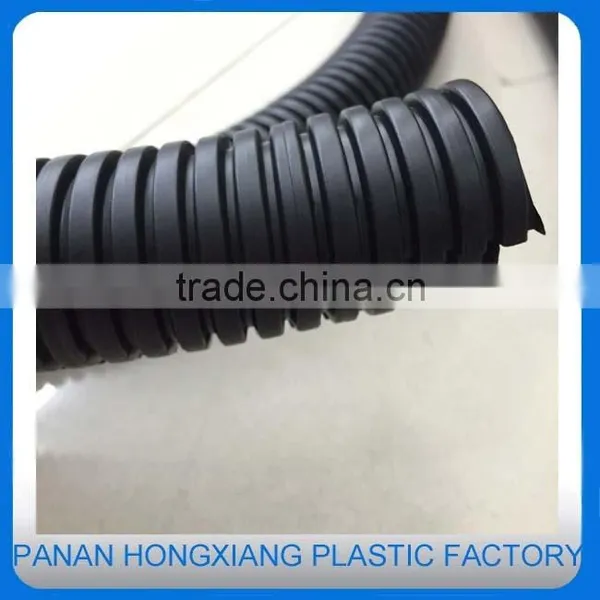 Double Deck Split Openable Tubing Conduit Hose Black Double Split Tube Split Corrugated Nylon Conduit photo-4