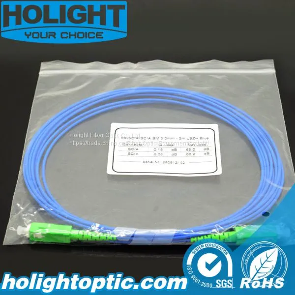 Sc APC Simplex 3.0mm Fiber Patch Cord photo-2