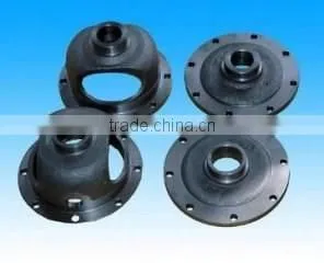 China Factory Custom Cast Iron Tractor Gearbox Spare Parts With Red Painting,casting Iron Parts for Valve photo-3