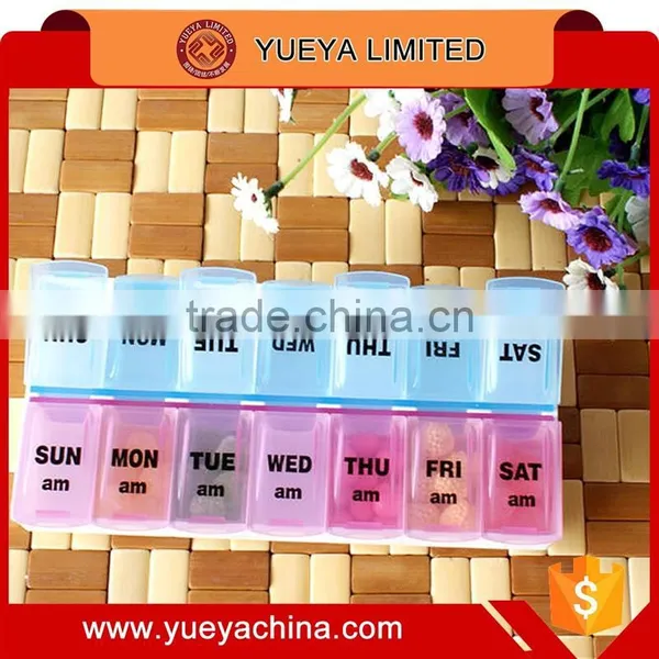 14 Cells Double Rows Medicine Box Case photo-5