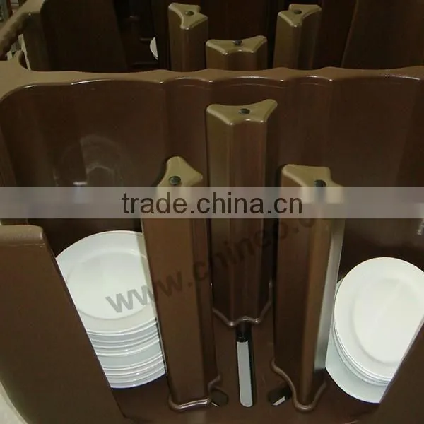Restaurant,Hotel,Buffet Mobile Dish Cart,Trolley And Dolly For Hold Tray,Plate And Platter photo-2