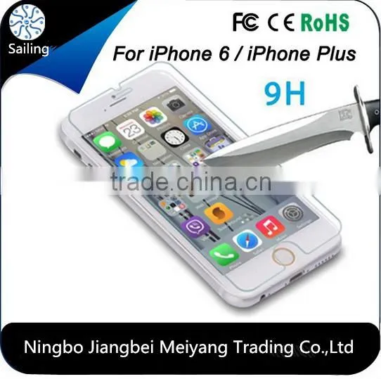 Clear Protective Film for Mobile Phone/tempered Glass Screen Protector/iphone 6 Screen Protector photo-2