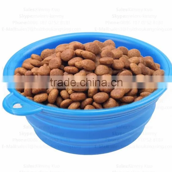 2016 New Portable and Unbreakable Collapsible Silicone Dog Bowl/Silicone Pet Bowls photo-4