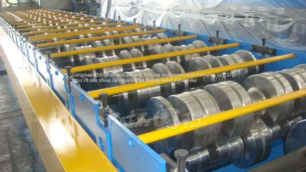 Metal Floor Deck Sheet Roll Forming Machine photo-2