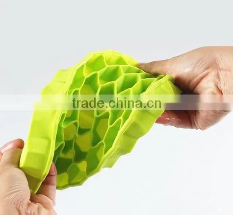 CY175 Honeycomb Shape Grids Food Grade Silicone Ice Cube for Home DIY photo-3