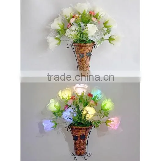 Sleek Realistic Decorative Artificial Flower With Led Lights
