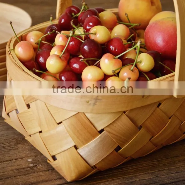 Wholesale Cheap Water Fir Wood Chip Fruit Basket photo-4