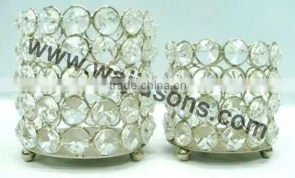 Wedding Decoration Votitive Crystal Candle Holder photo-3
