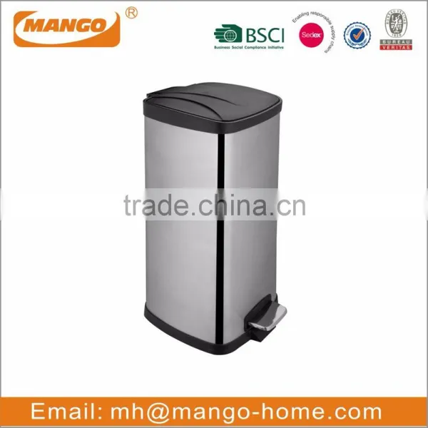 Big Foot Pedal Stainless Steel Dustbin photo-3