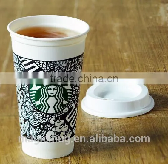 Wholesale Starbucks Plastic Coffee Cups Plastic Coffee Cup With Lid photo-3