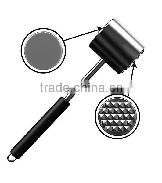 Meat Tenderizer Mallet Tool - DISHWASHER SAFE & - Manual Hammer Pounder For Tenderizing Chicken Steak Pork & Veal in Kitchen photo-3