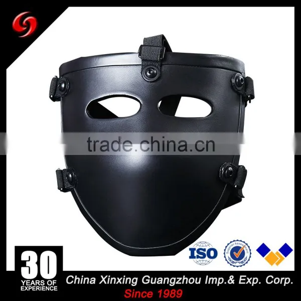 Police Bulletproof Full Face Mask Aramid Core With High Protection Level NIJ 3A .44 photo-2