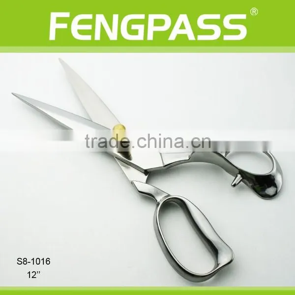 S8-1016 12" Stainless Steel Blades And Handle Clothing Scissors photo-2