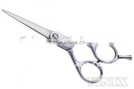 Professional Satin Finish Zinc-Alloy Grip Trimming Beard Scissors photo-2