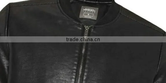 ALIKE Men pu Jacket Bomber pu Jacket photo-2