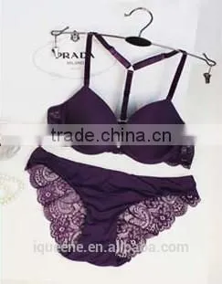 2015 New Design Sexy Bra Lingerie Push Up Bra Set photo-4