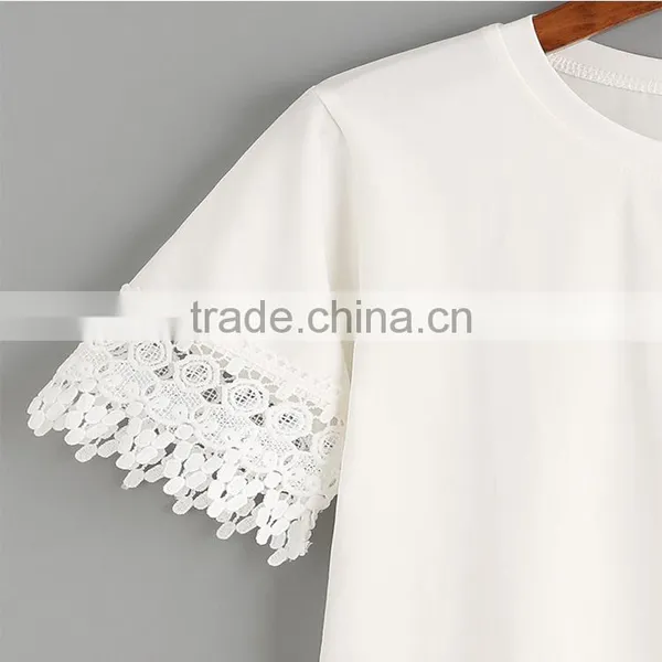 Wholesale Top Design Fashion Summer Nylonl Ace Woman T-shirt and Clothing photo-3