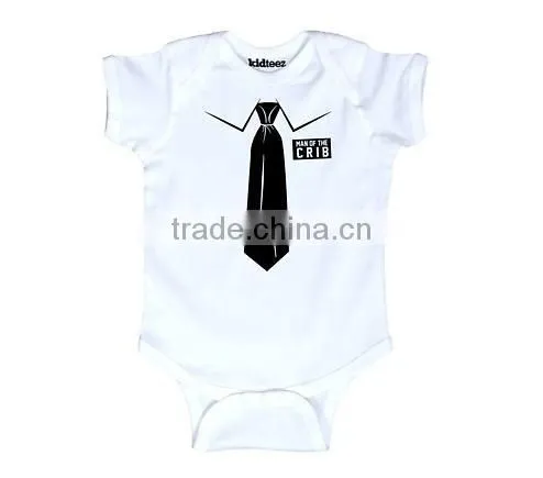 Screenprinted Infant Girls Rompers,custom Cotton Baby Rompers Wholesale photo-5