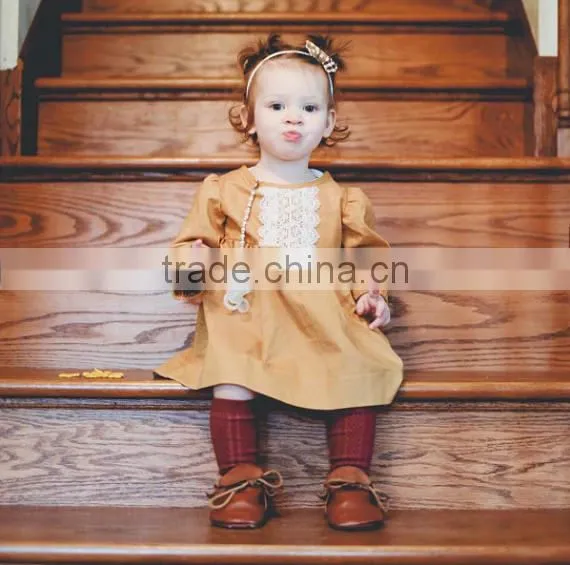 Full Sleeve Tunic Dress Vintage Style Baby Blouse New Design Of Winter Dress photo-2