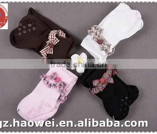 Plain High Quality Kids Cotton Pantyhose photo-3