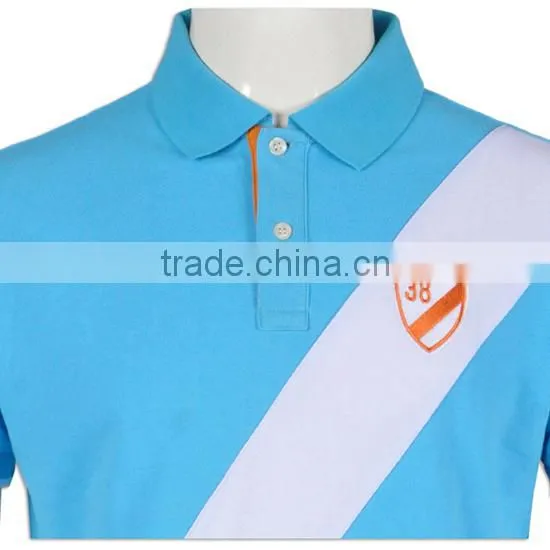 Latest Promotional Men Polo Shirts Wholesale Factory Price Low Moq Sky Blue photo-5
