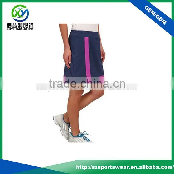 Dry Fit Good Stretch Blend 88% Polyester 12% Spandex Fashionable Golf Skirt ,golf Skorts photo-2