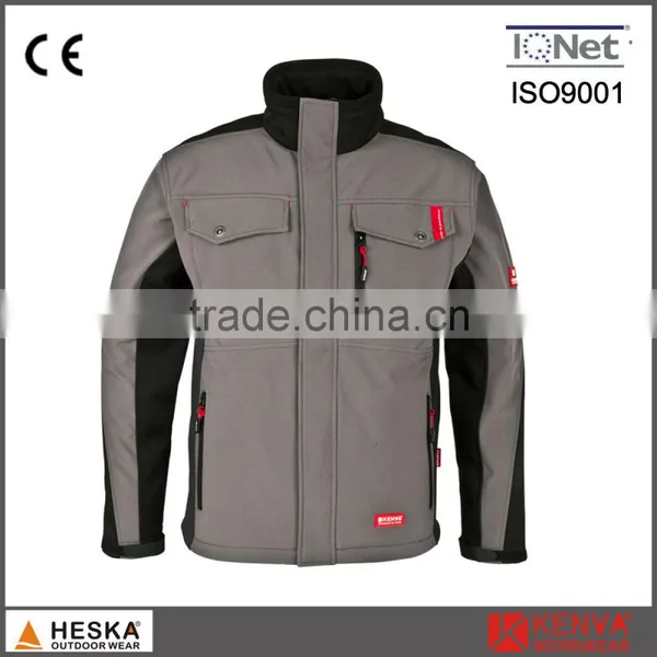 Outdoor Gear 3 Layer Work Softshell Jacket Man Coaches Jacket photo-3