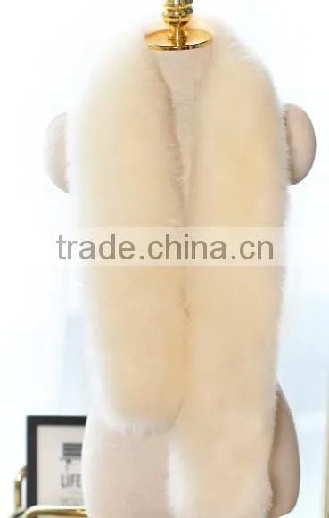 Beautiful Color Genuine Fox Fur Cape/shawl With Faux Fox Fur Trimming photo-2