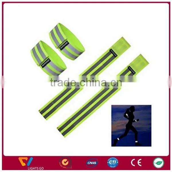 Sport Wear Elastic Reflective Glowing Slap Wrist Arm Band photo-6