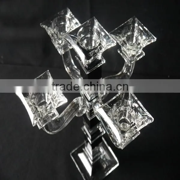 New Design Table Crystal Candle Holder for Home Decoration photo-4