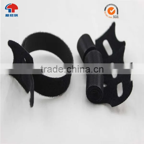 Adjustable White and Black Back to Back Cable Tie Injection Hook and Loop photo-4