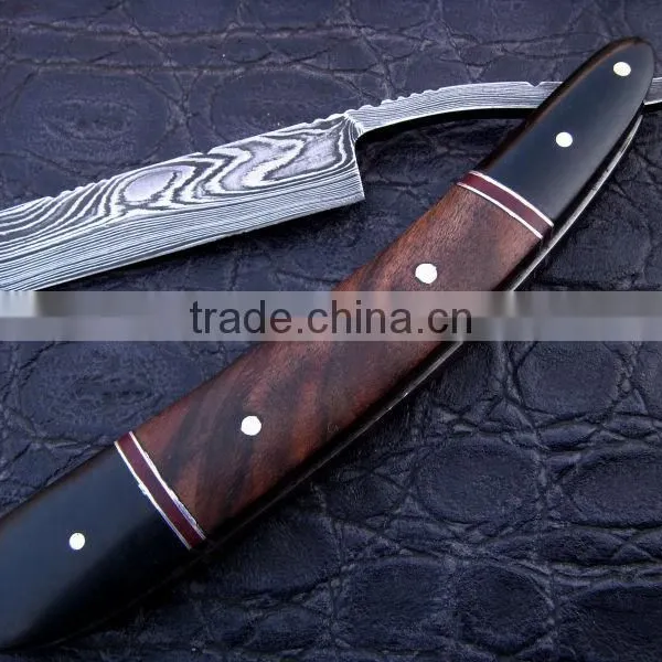 Damascus Steel Straight Razor,razor Damascus,finest Pakistan Damascus Razor,Quality Damascus Razor