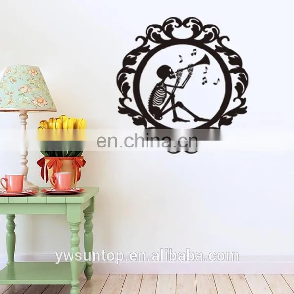 Halloween Theme Skeletons Frame Window/Wall Sticker Halloween Decoration Home Decoration photo-2