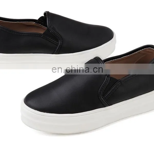 Wholesale Women Leisure Shoes Stripe Canvas High Heel Flat Shoes photo-4