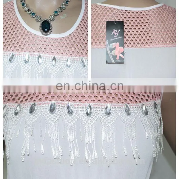 Women Short Sleeve Casual Models Striped Chiffon Blouses Shirts photo-5