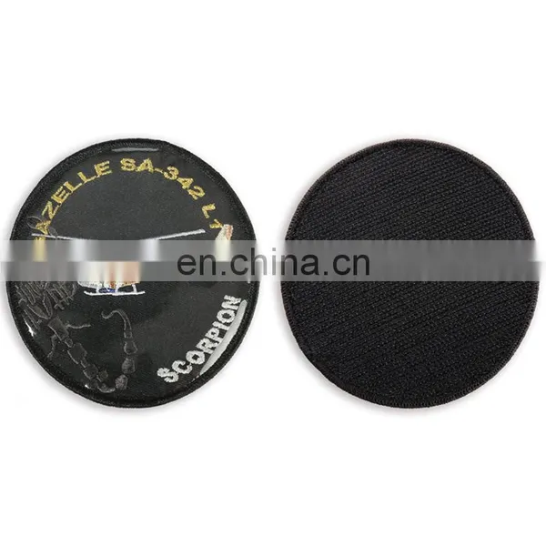 Custom Made Embroidery Patch With Waterproof Transparent Plastic Cover photo-2