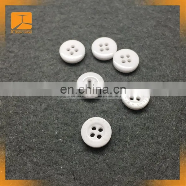 Round Clear 4 Hole Custom Made Plastic Button for Garment photo-2