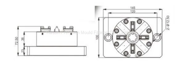 CNC Pneumatic Chuck D100 Compatible With Erowa Machine photo-2