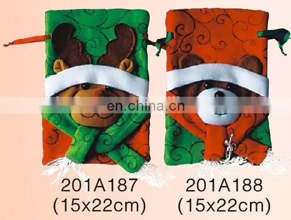 Fashional Style Cheap Christmas Bags Newest Customized Gloves Shaopping Bags photo-6