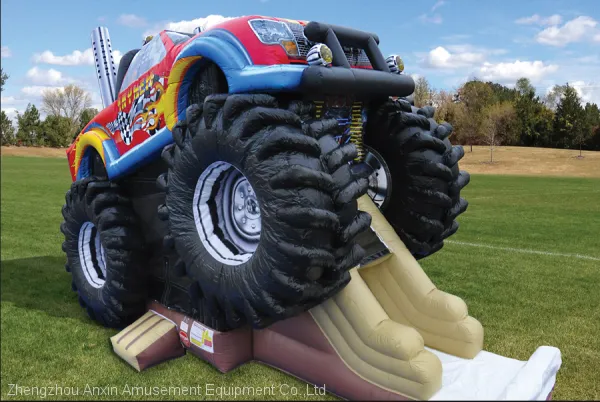 High Quality Monster Truck Combo Bounce House Slide Combo for Birthday Party photo-5